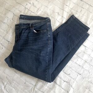 Old Navy plus size medium blue boyfriend, skinny jeans size 18